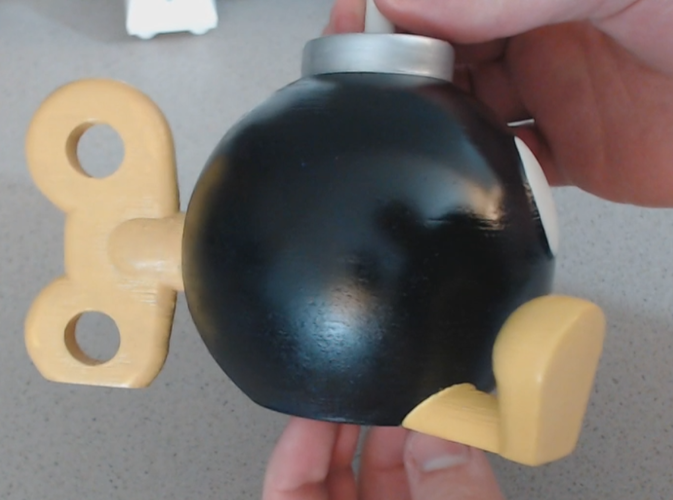 Easy to Print Bob-omb! 3D Print 71305