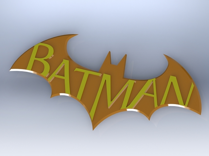 Batman Logo  3D Print 71376