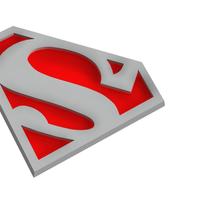 Small Superman Logo 3D Printing 71378
