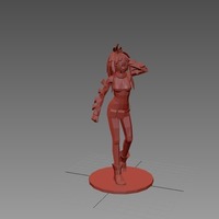 Small Rikku with Clothes - Final Fantasy X 3D Printing 71551