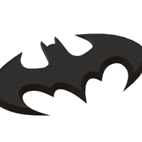 Small Batman & Superman logos 3D Printing 71583