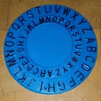 Small Secret decoder ring 3D Printing 71589