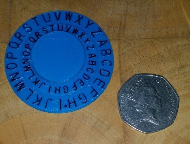Secret decoder ring 3D Print 71590