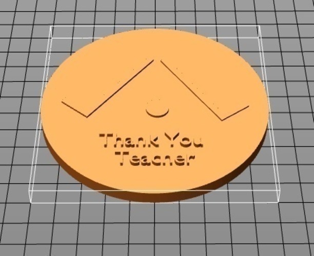 Hockey Coster for teacher 3D Print 71609