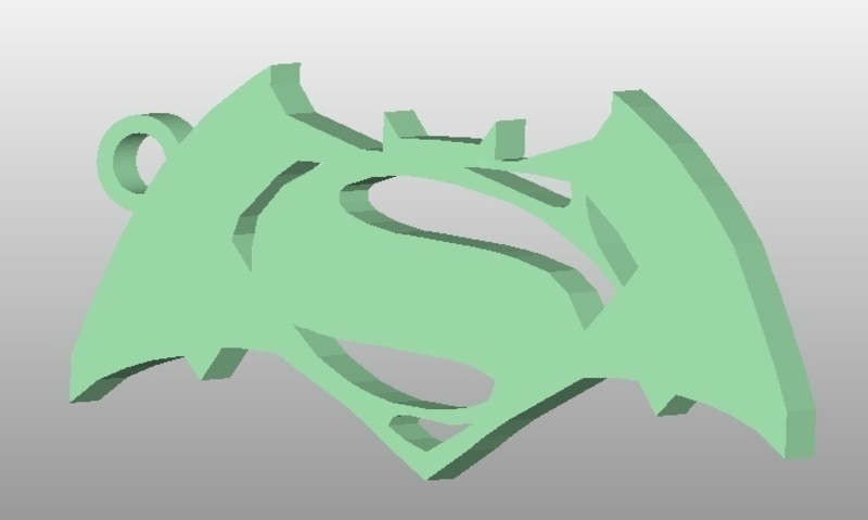 Batman v Superman Key Ring