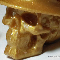 Hole in Head Army Skull Pendant - Thumbnail 1