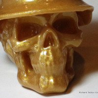 Hole in Head Army Skull Pendant - Thumbnail 4