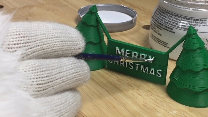 Sagging Christmas Sign
