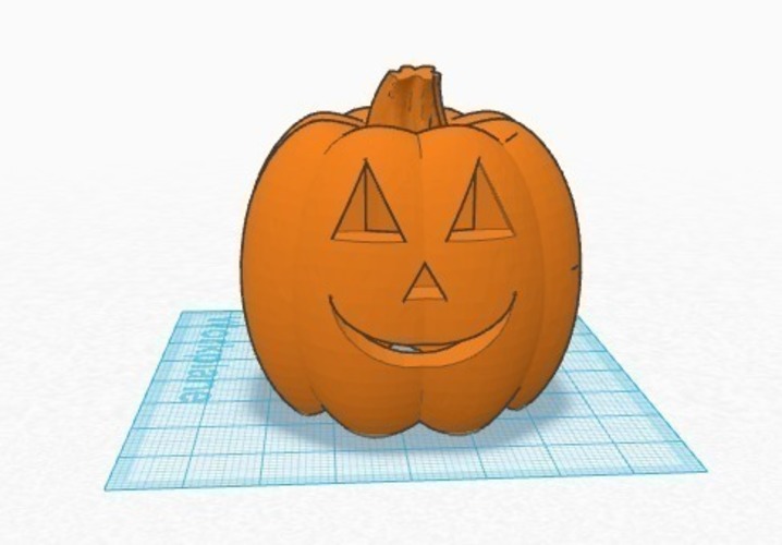 Glowing Pumpkin 3D Print 71658