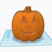 Small Glowing Pumpkin 3D Printing 71658