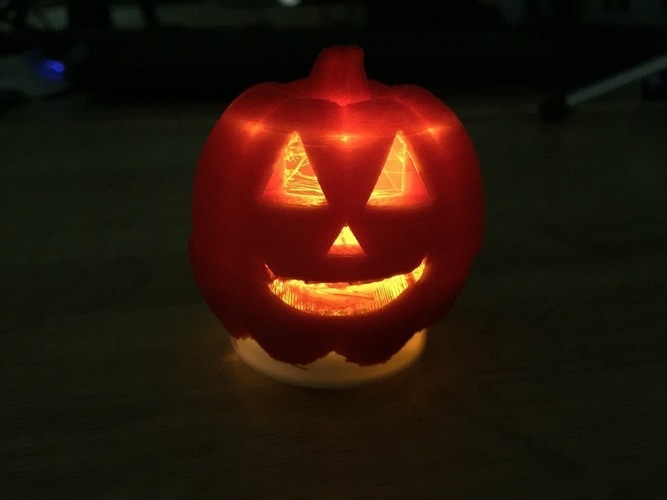 Glowing Pumpkin 3D Print 71659