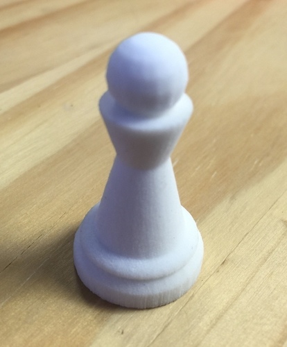 Chess Pawn from book Beginner's Guide to 3D Printing 3D Print 71673