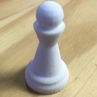 Chess Pawn from book Beginner's Guide to 3D Printing - Thumbnail 2