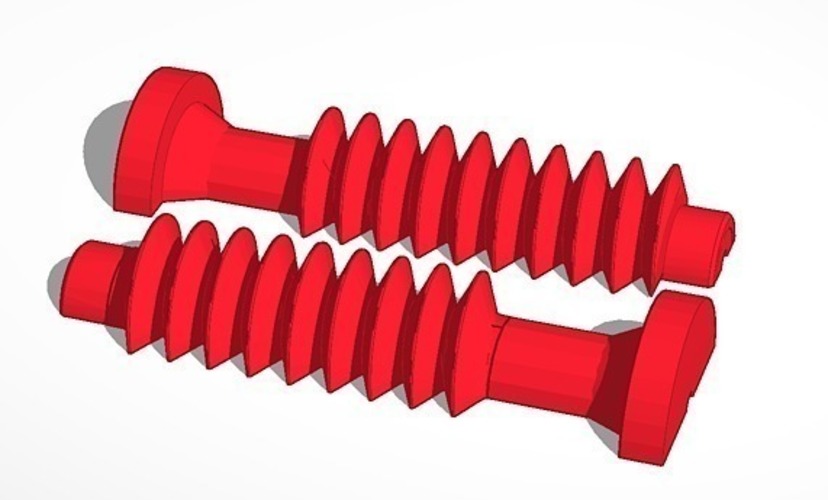 Split Worm Gear 3D Print 71683