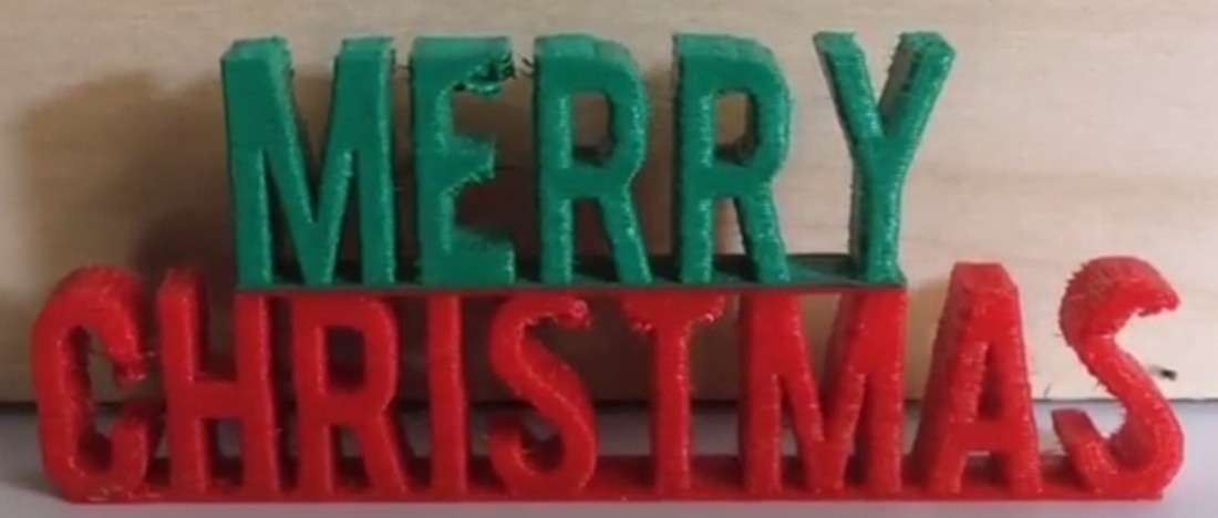 Merry Christmas 3D Print 71684
