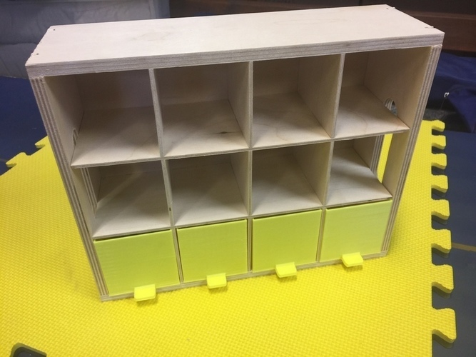 Plastic Drawer for Wooded Box 3D Print 71694