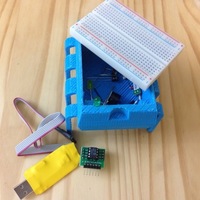 8-Pin IC/Microcontroller - Breadboard Holder and Parts Box for E - Thumbnail 2