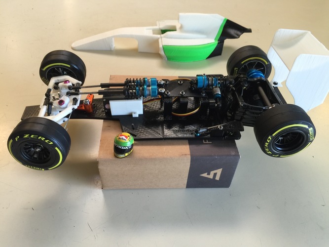 RS-01 Version C OpenRC F1 Adjustable Suspension Chassis