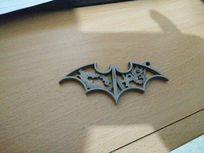 Batman Keychain 3D Print 71796