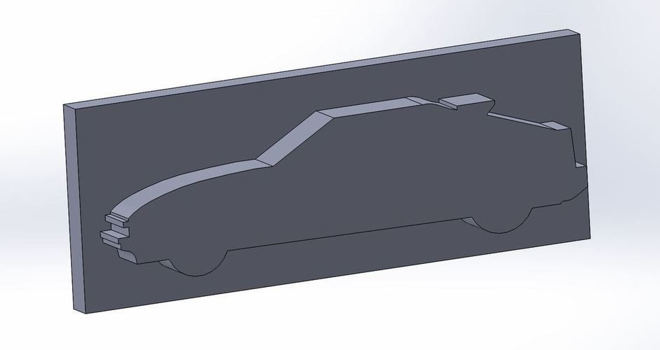 Celica Supra Side Profile 3D Print 71808