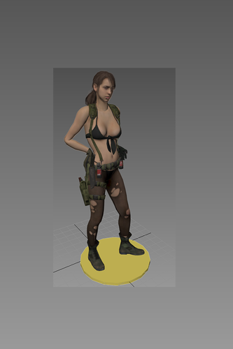 Quiet - MGS V (Updated with more poses) 3D Print 71822