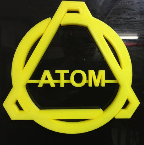 Atom company LOGO 3D Print 71868