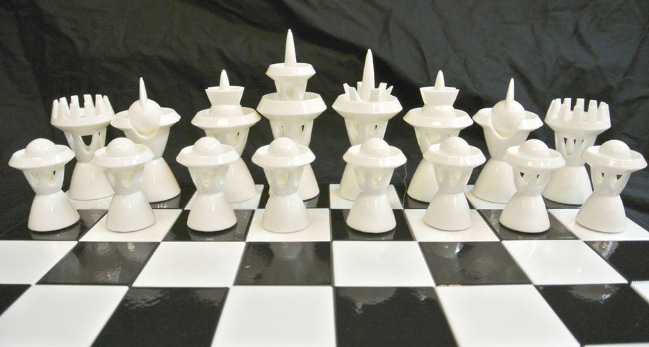 16x16 inch Chessboard 3D Print 71874