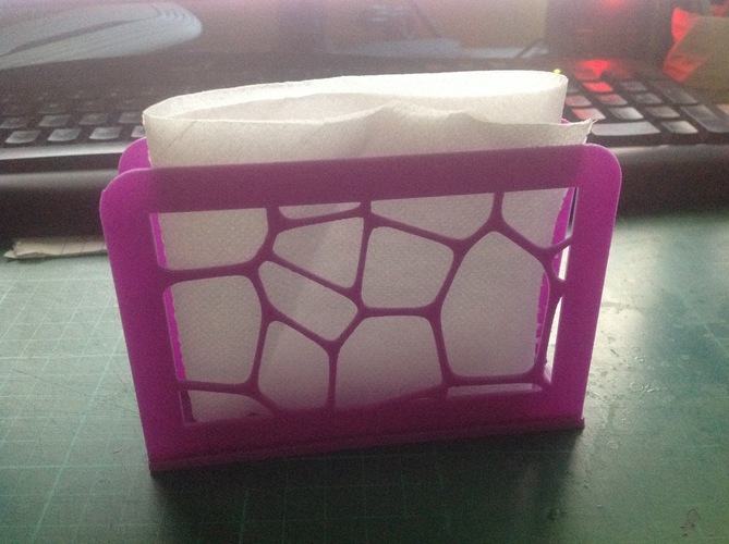 Table Napkin / Tissue Holder 3D Print 71934