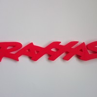 Small Traxxas Logo 3D Printing 72042