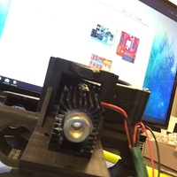 MPCNC Laser Mount with single X Target and Fan For Universal Mou - Thumbnail 3
