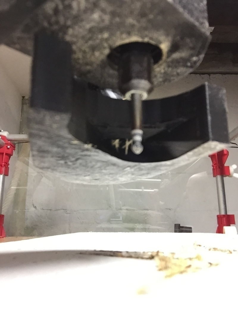 MPCNC adjustable clamp on vacuum mount 