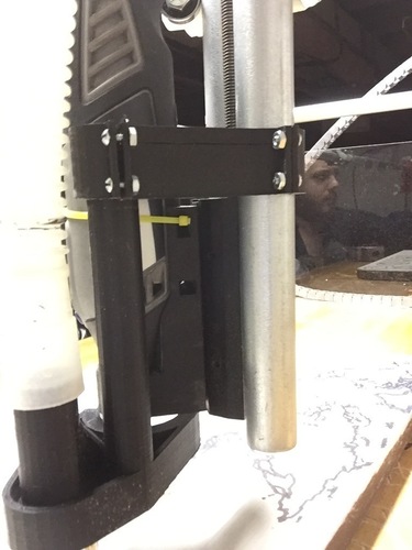 MPCNC adjustable clamp on vacuum mount  3D Print 72061