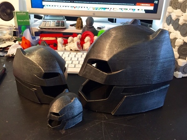 Helmet batman vs Superman (flat bottom)