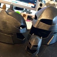Helmet batman vs Superman (flat bottom) - Thumbnail 2