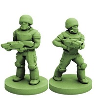 Small Colonial Soldiers (18mm Scale) 3D Printing 72134