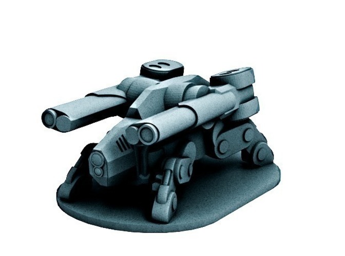 O-7X Heavy Assault Crawler (18mm scale) 3D Print 72148