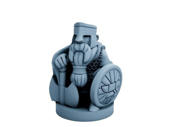 Medium Dwarfclan Hold Guardian (18mm scale) 3D Printing 72182
