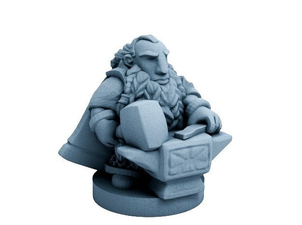 Dwarfclan Forgemaster (18mm scale)