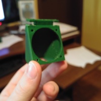V1-3 Kossel clear cooling fan duct  - Thumbnail 5