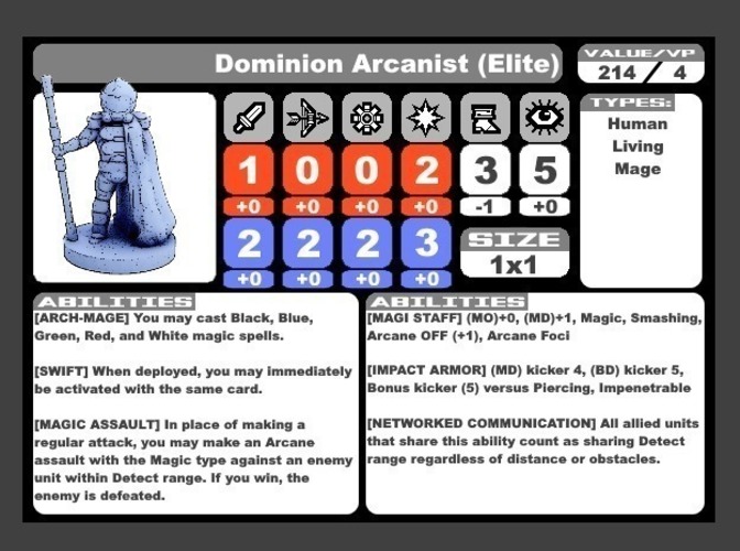 Trans-Universal Dominion (Wayfarer Tactics Faction) 3D Print 72213