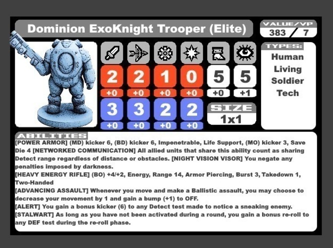 Trans-Universal Dominion (Wayfarer Tactics Faction) 3D Print 72218