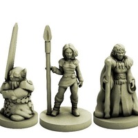 Small Fantasy Adventuring Party (18mm scale) 3D Printing 72229