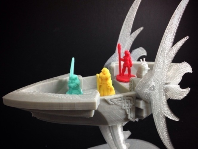 Fantasy Adventuring Party (18mm scale) 3D Print 72230