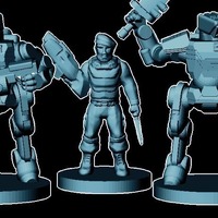 C-Series Cyclops Automated Militia (18mm scale) - Thumbnail 4