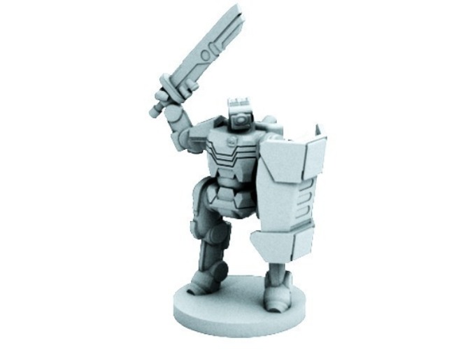 C-Series Cyclops Automated Militia (18mm scale) 3D Print 72242