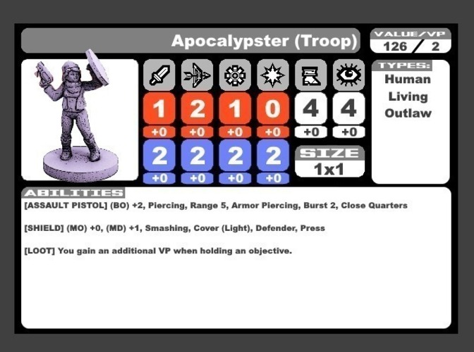 Apocalypster (18mm scale) 3D Print 72258