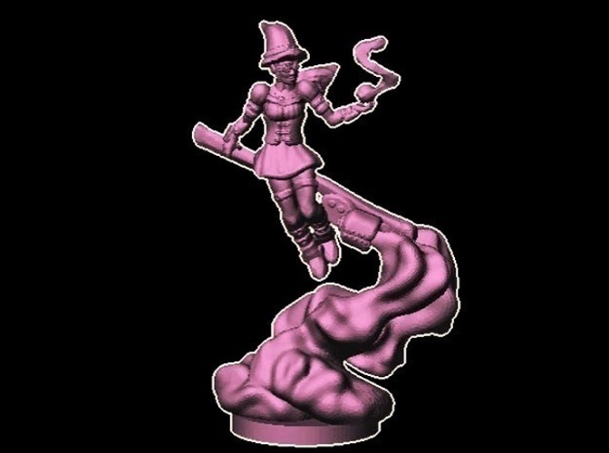 Steam Witch (18mm scale) 3D Print 72259