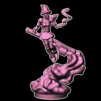 Small Steam Witch (18mm scale) 3D Printing 72259