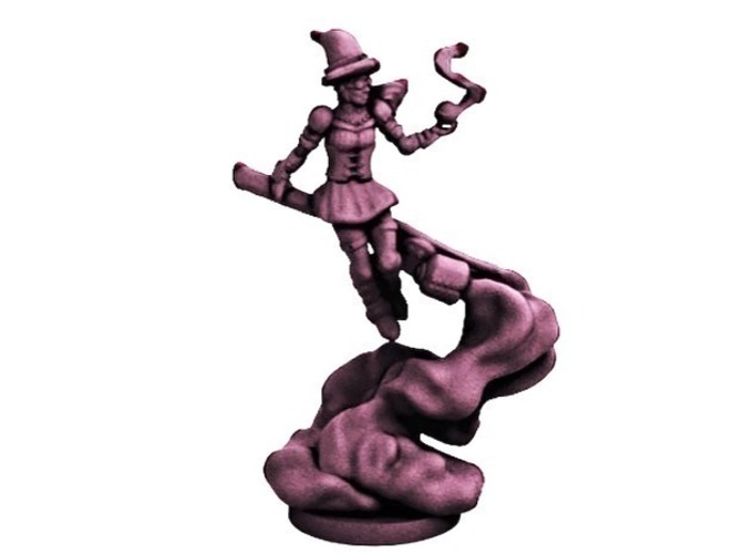 Steam Witch (18mm scale) 3D Print 72261