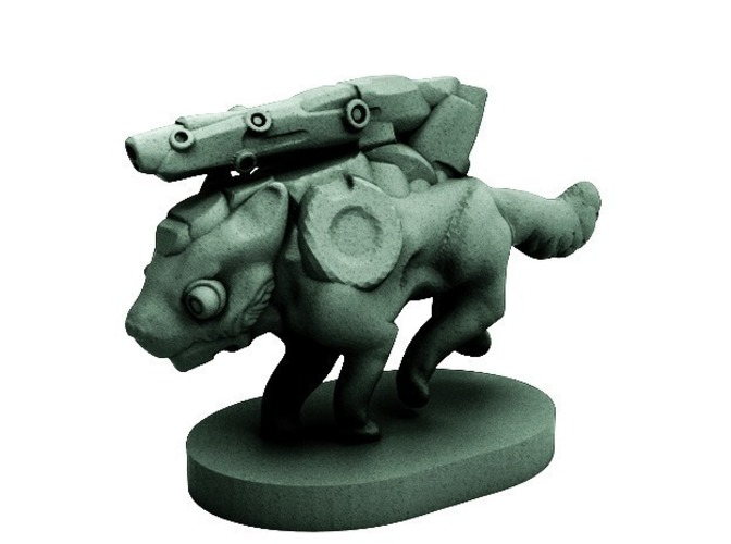 UberWulf (18mm scale) 3D Print 72275